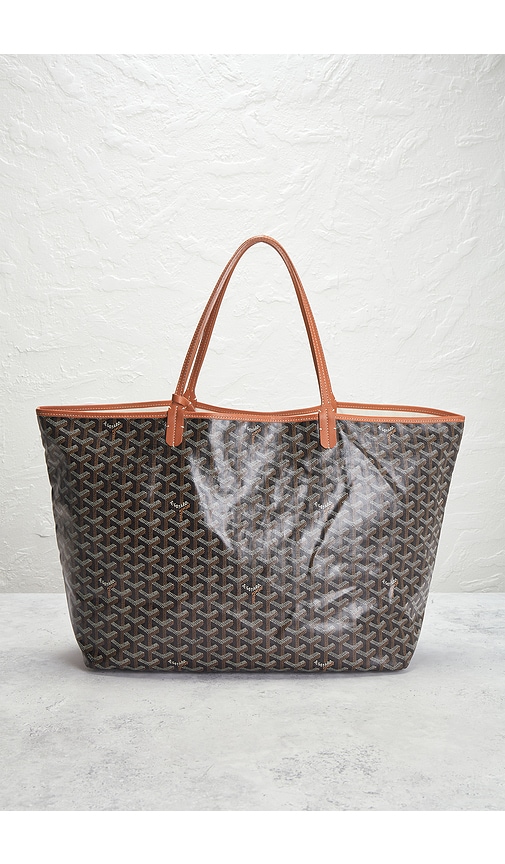 Fwrd Renew Goyard Saint Louis Gm Tote Bag In Black
