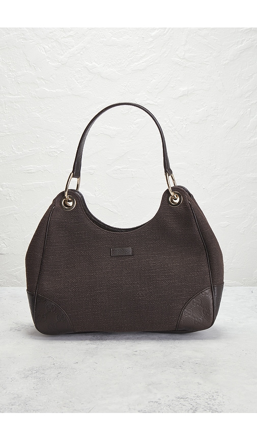 Fwrd Renew Gucci Colbert Hobo Bag In Black