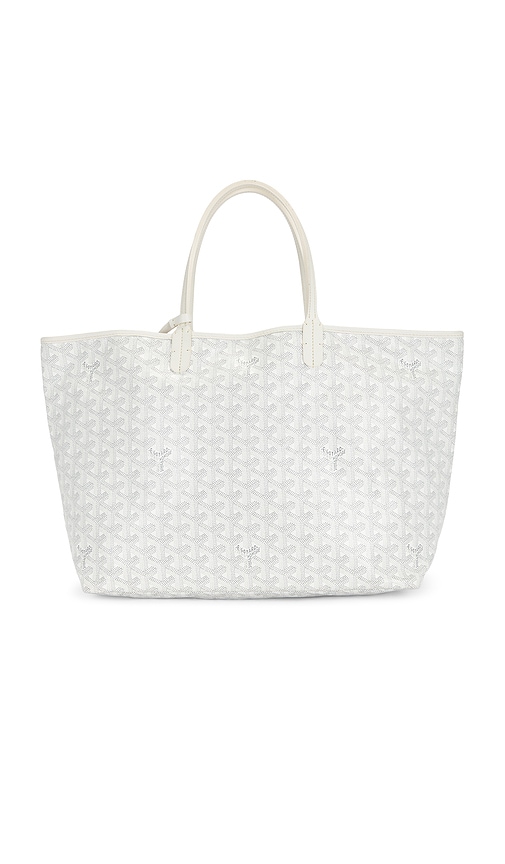 Fwrd Renew Goyard Saint Louis Pm Tote Bag In White