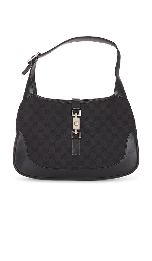 Fwrd Renew Gucci Jackie 1961 Hobo Bag In Black