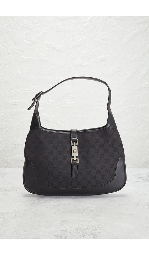 Fwrd Renew Gucci Jackie 1961 Hobo Bag In Black