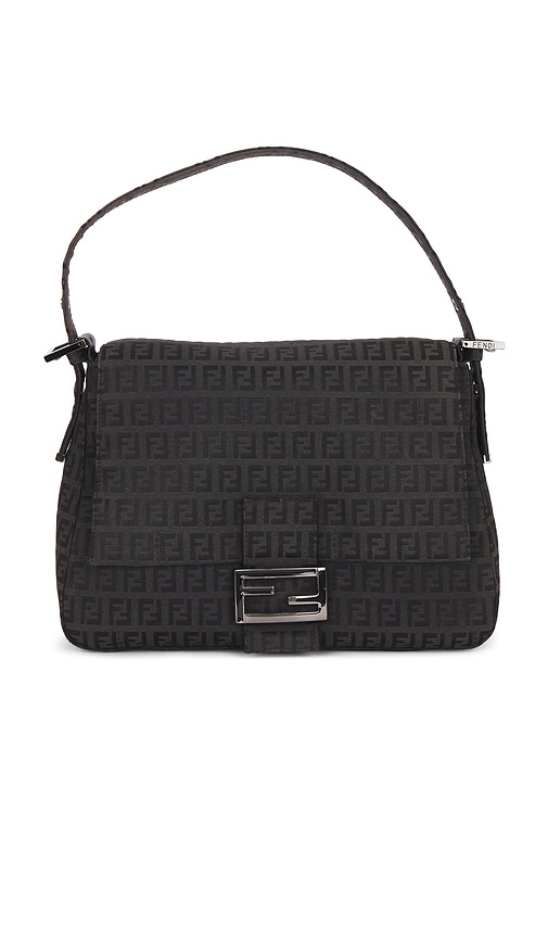 fendi Fendi Denim Mama Baguette Shoulder Bag