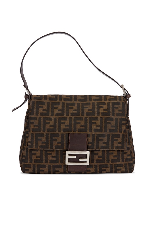 fendi Fendi Zucca Mama Baguette Shoulder Bag