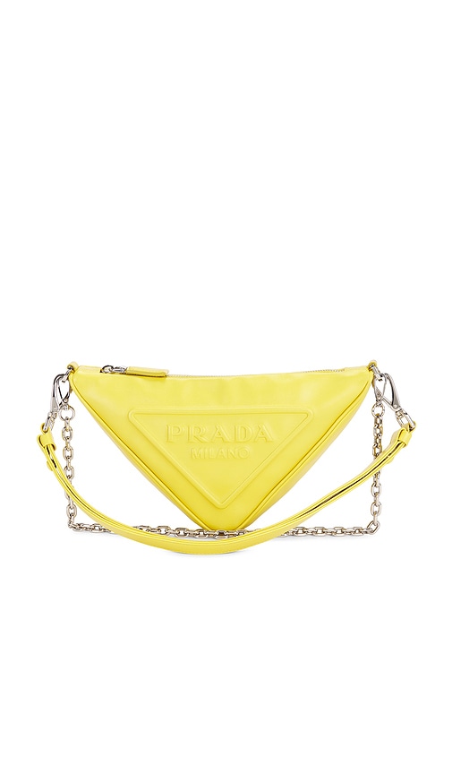 FWRD Renew Prada Mini Triangle Shoulder Bag