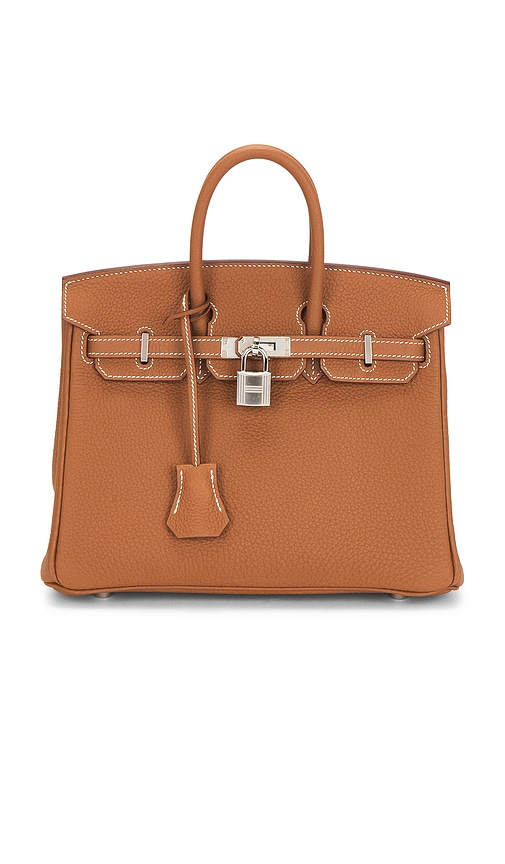 FWRD Renew Hermes Togo Birkin 25 Handbag in Brown