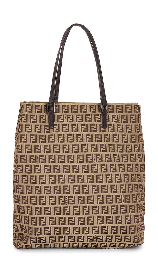 FWRD Renew Fendi Zucchino Tote Bag