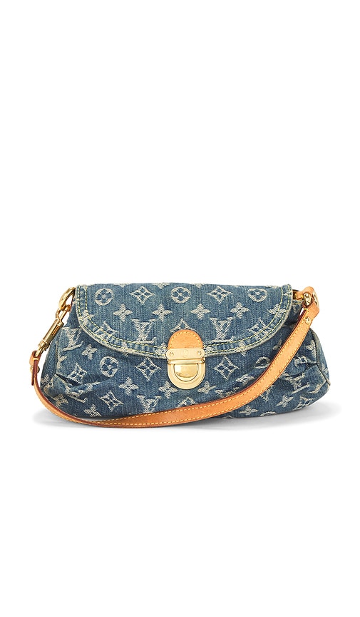 louis vuitton Louis Vuitton Monogram Denim Mini Pleaty Shoulder Bag