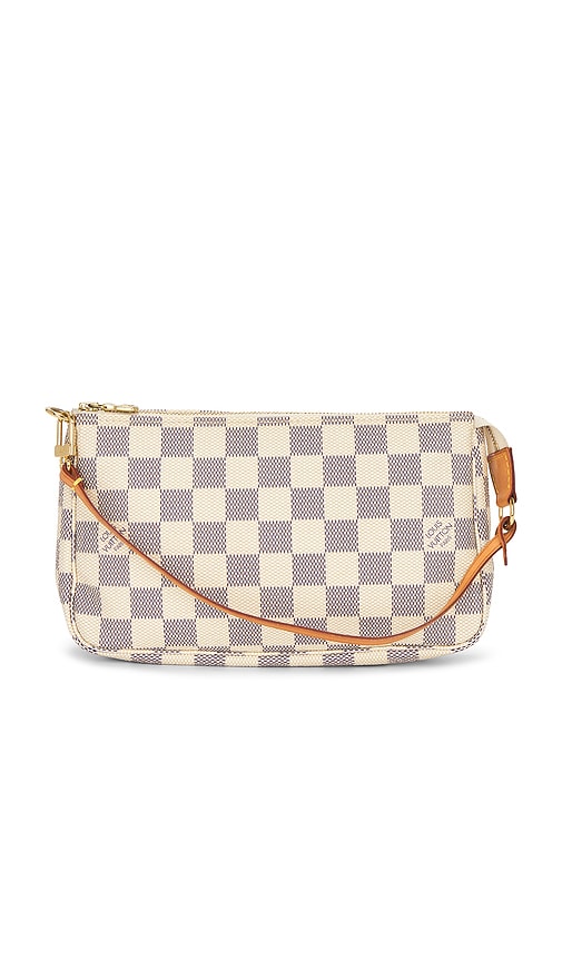 FWRD Renew Louis Vuitton Damier Azur Pochette Accessoires Shoulder Bag