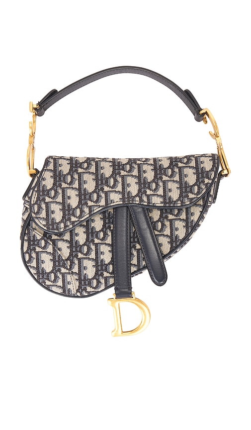 FWRD Renew Dior Trotter Oblique Mini Saddle Bag