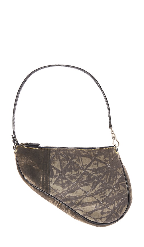 FWRD Renew Dior Vintage Denim Saddle Bag