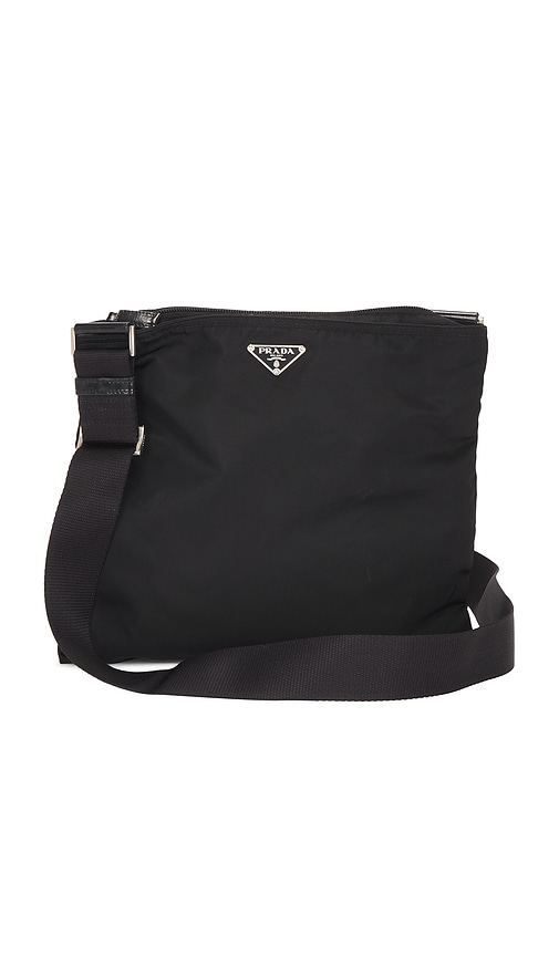prada Prada Tessuto Flat Messenger Bag