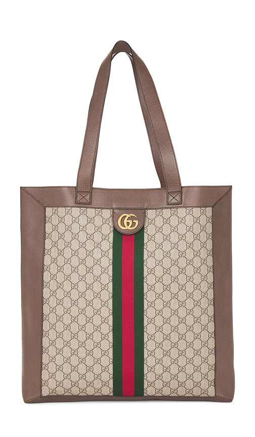 FWRD Renew Gucci Ophidia Tote Bag in Beige