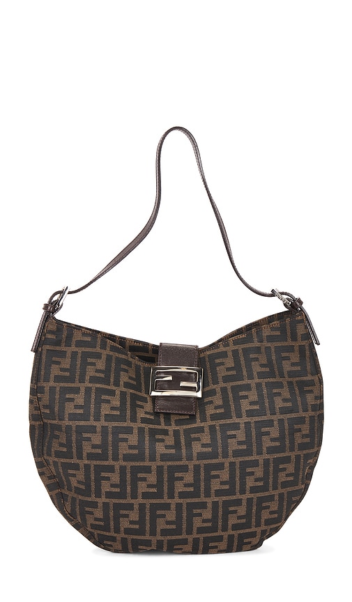 FWRD Renew Fendi Zucca Hobo Bag