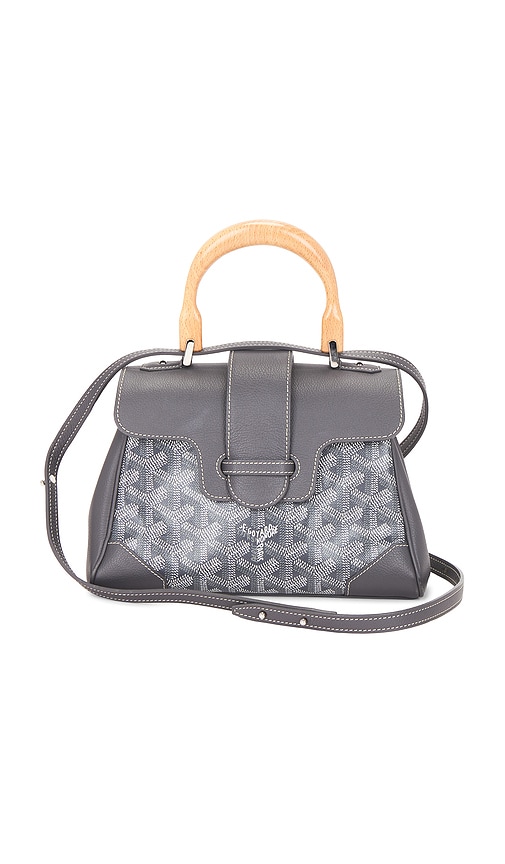 Fwrd Renew Goyard Mini Saigon Souple Handbag In Gray