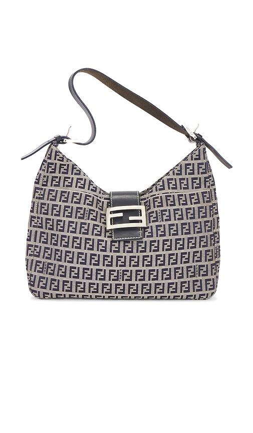 FWRD Renew Fendi Zucchino Shoulder Bag