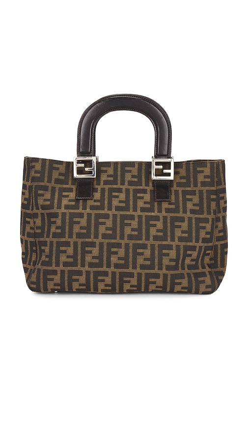 FWRD Renew Fendi Zucca Handbag