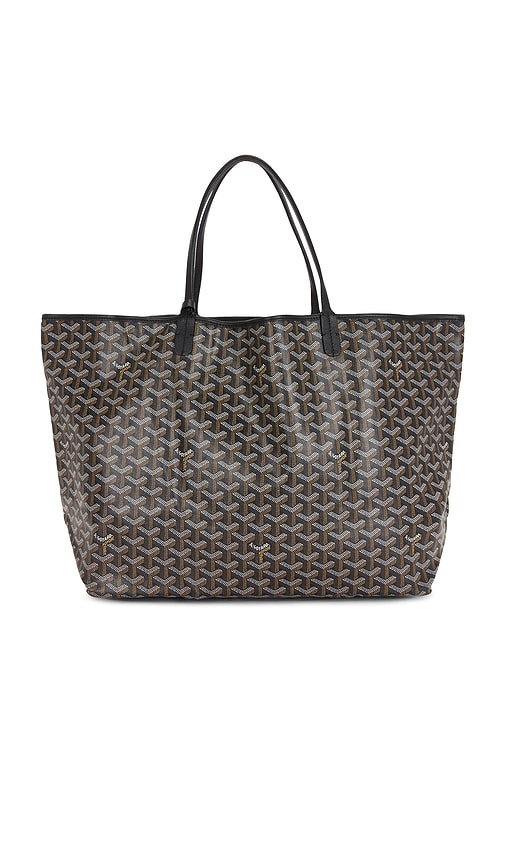 Fwrd Renew Goyard Saint Louis Gm Tote Bag In Black