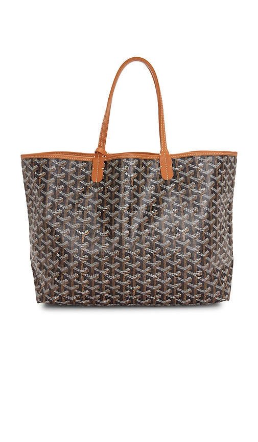 Fwrd Renew Goyard Saint Louis Pm Tote Bag In Black