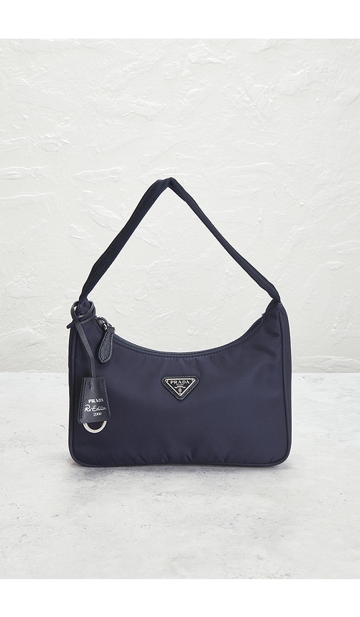 Fwrd Renew Prada Mini Re-edition 2000 Re-nylon Shoulder Bag In Pattern