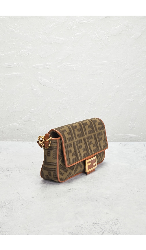 FWRD Renew Fendi Zucca Baguette NM Shoulder Bag | Thumbnail 4 FWRD Renew Fendi Zucca Baguette NM Shoulder Bag | Thumbnail 4
