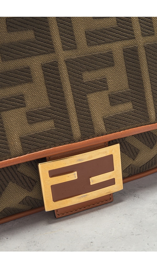 FWRD Renew Fendi Zucca Baguette NM Shoulder Bag | Thumbnail 5 FWRD Renew Fendi Zucca Baguette NM Shoulder Bag | Thumbnail 5