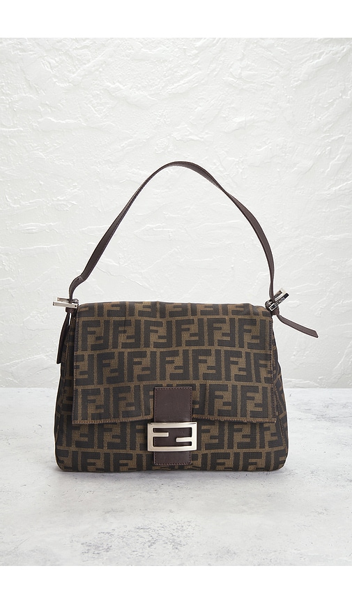 FWRD Renew Fendi Zucca Mama Forever Baguette Shoulder Bag | Thumbnail 12 FWRD Renew Fendi Zucca Mama Forever Baguette Shoulder Bag | Thumbnail 12