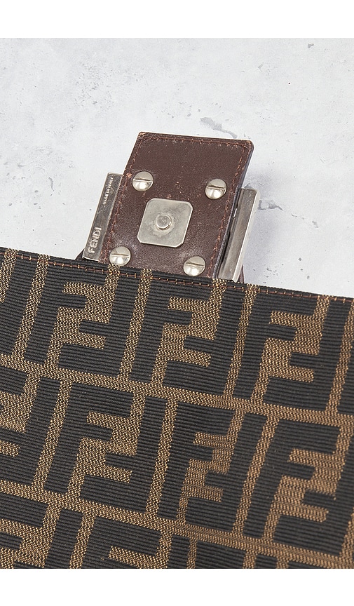FWRD Renew Fendi Zucca Mama Forever Baguette Shoulder Bag | Thumbnail 7 FWRD Renew Fendi Zucca Mama Forever Baguette Shoulder Bag | Thumbnail 7