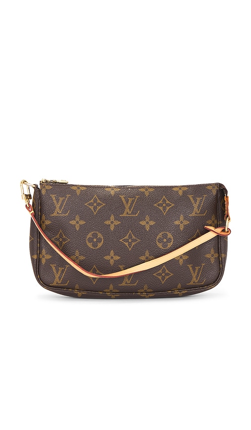 Fwrd Renew Louis Vuitton Monogram Pochette Accessoires Shoulder Bag In Brown