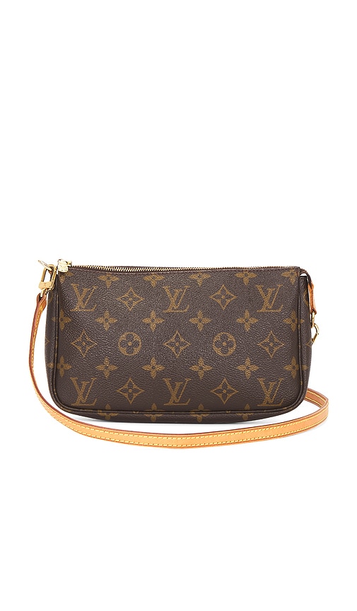 Fwrd Renew Louis Vuitton Monogram Pochette Accessoires Shoulder Bag In Brown