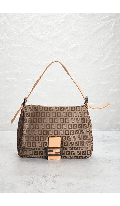 FWRD Renew Fendi Zucchino Mama Baguette Shoulder Bag | Thumbnail 12 FWRD Renew Fendi Zucchino Mama Baguette Shoulder Bag | Thumbnail 12