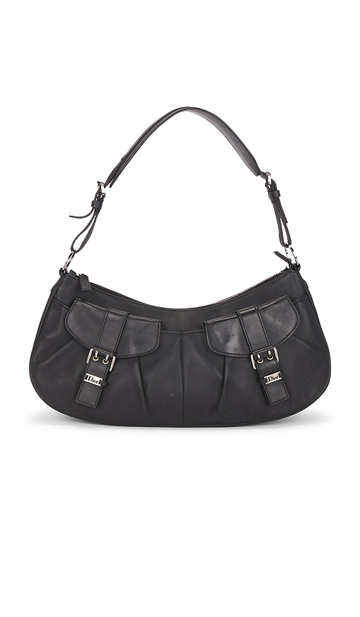 Fwrd Renew Dior Hardcore Pochette Shoulder Bag In Black