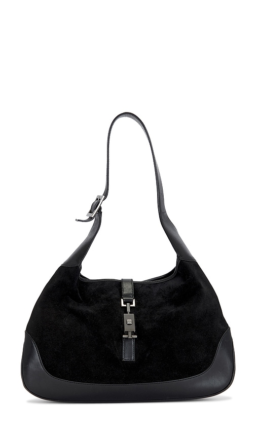 FWRD Renew Gucci Jackie Hobo Bag in Black