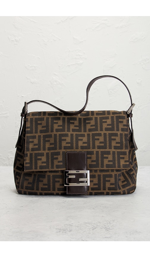 FWRD Renew Fendi Zucca Mama Forever Baguette Shoulder Bag | Thumbnail 2 FWRD Renew Fendi Zucca Mama Forever Baguette Shoulder Bag | Thumbnail 2