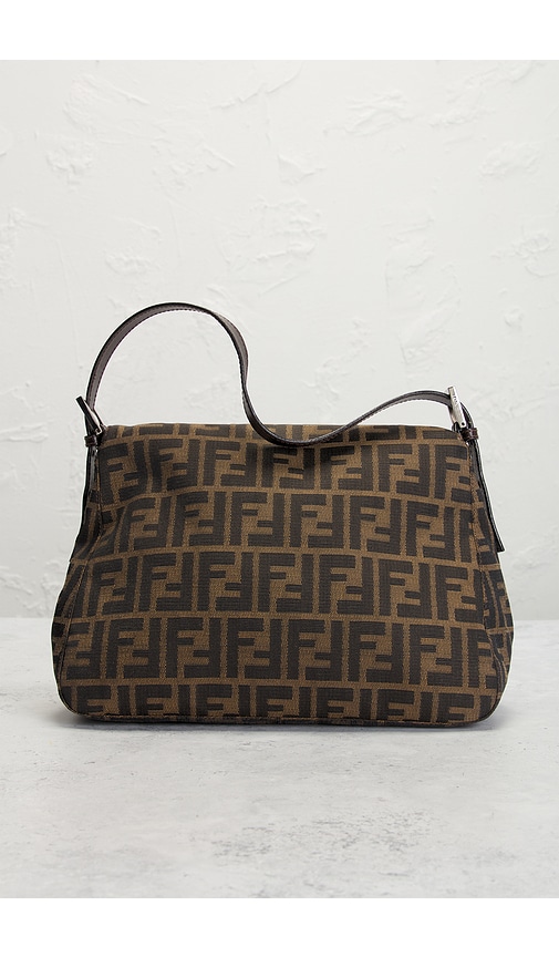 FWRD Renew Fendi Zucca Mama Forever Baguette Shoulder Bag | Thumbnail 3 FWRD Renew Fendi Zucca Mama Forever Baguette Shoulder Bag | Thumbnail 3