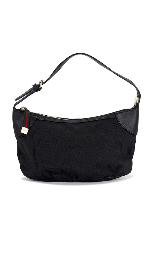 FWRD Renew Gucci Shoulder Bag in Black