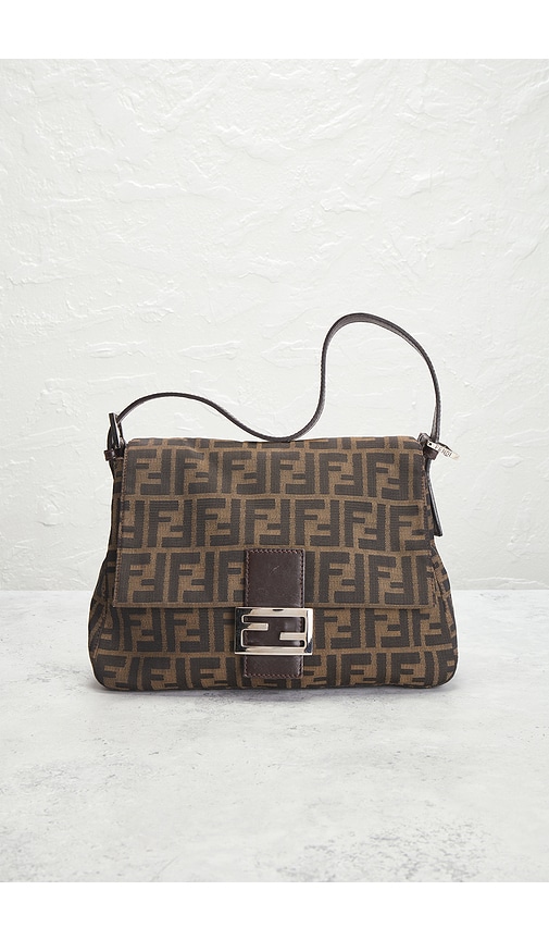 FWRD Renew Fendi Zucca Mama Forever Baguette Shoulder Bag | Thumbnail 2 FWRD Renew Fendi Zucca Mama Forever Baguette Shoulder Bag | Thumbnail 2