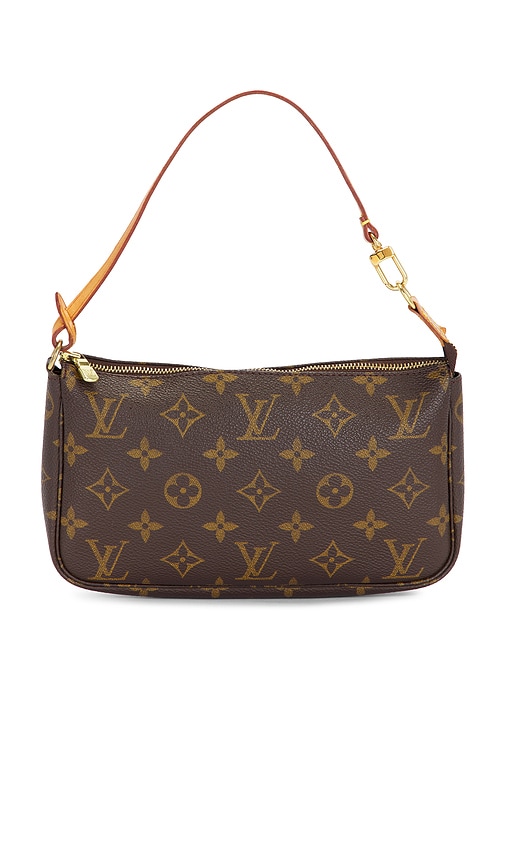 Fwrd Renew Louis Vuitton Monogram Pochette Accessoires Shoulder Bag In Brown