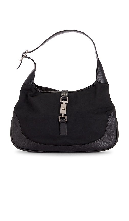 FWRD Renew Gucci Jackie Hobo Bag in Black