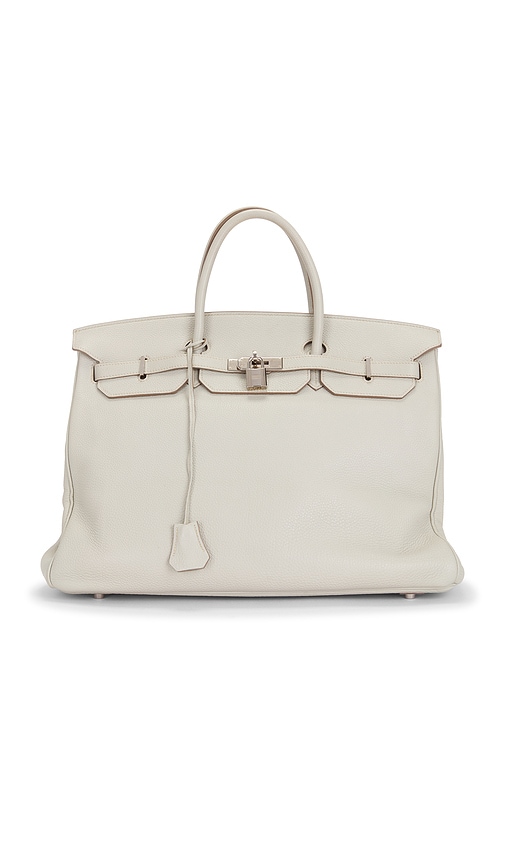 FWRD Renew Hermes Togo Birkin 40 Handbag in Grey