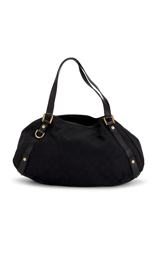 FWRD Renew Gucci Abbey Tote Bag in Black