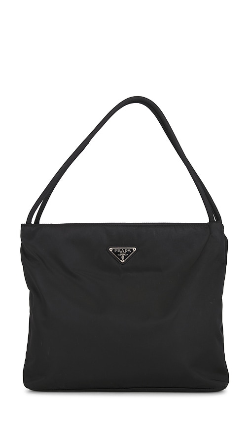 Fwrd Renew Prada Tessuto Tote Bag In Black