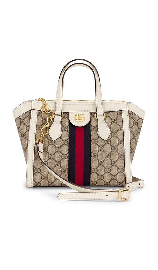 FWRD Renew Gucci Ophidia Tote Bag in Brown