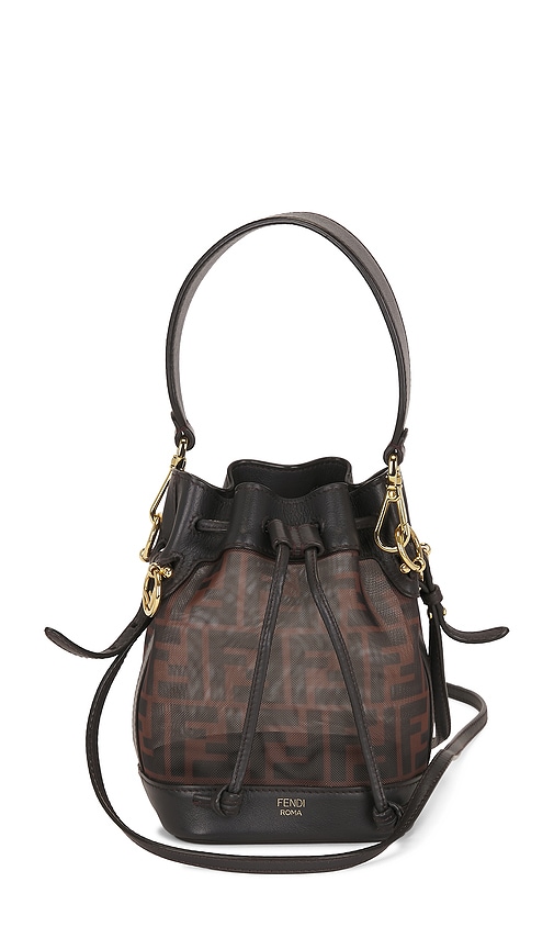 FWRD Renew Fendi Mesh F Is Fendi Ff 1964 Mini Mon Tresor Bucket Bag