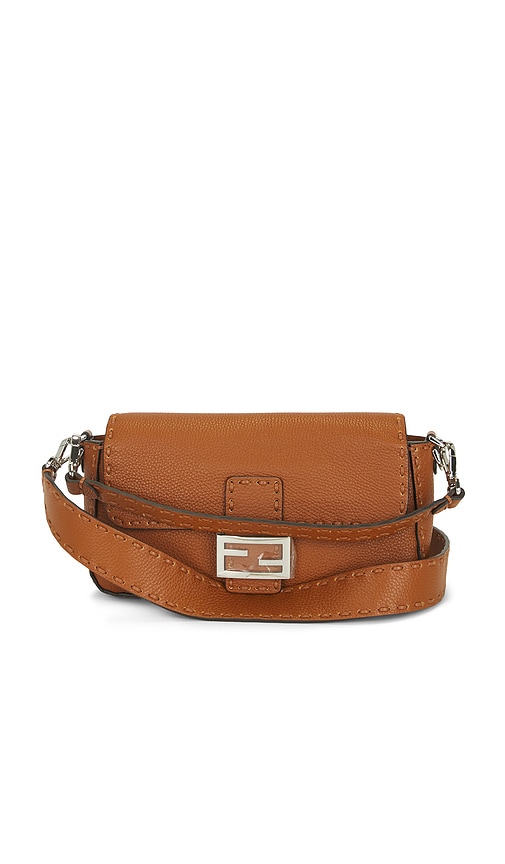 FWRD Renew Fendi Baguette Shoulder Bag in Brown