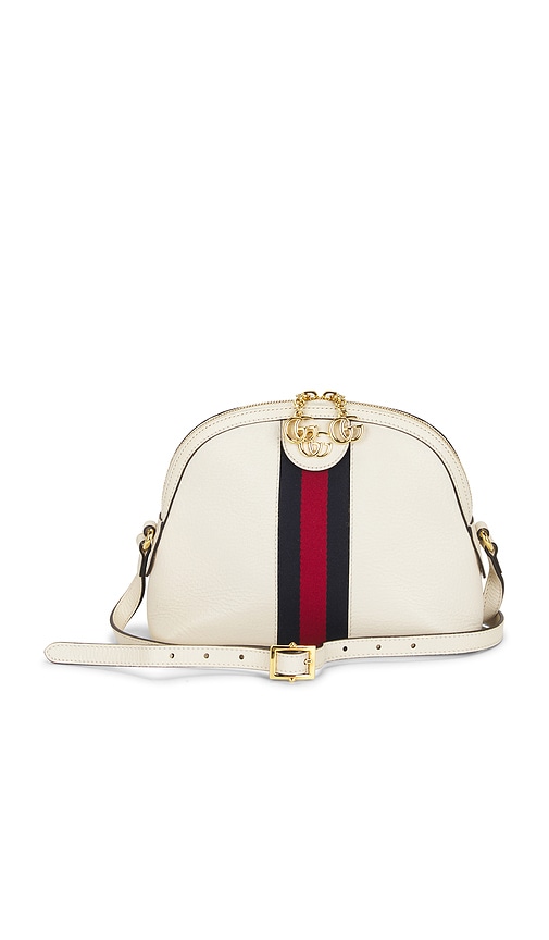 FWRD Renew Gucci Ophidia Shoulder Bag in Ivory