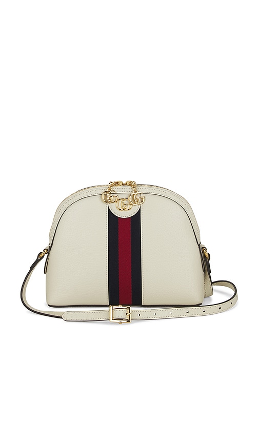 FWRD Renew Gucci Ophidia Shoulder Bag in Cream