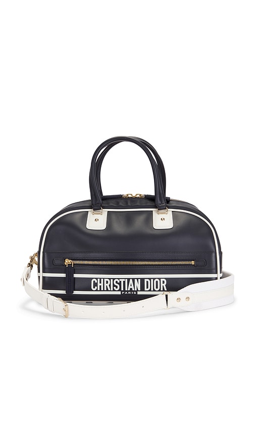 FWRD Renew Dior Vibe Bowling Bag in Black
