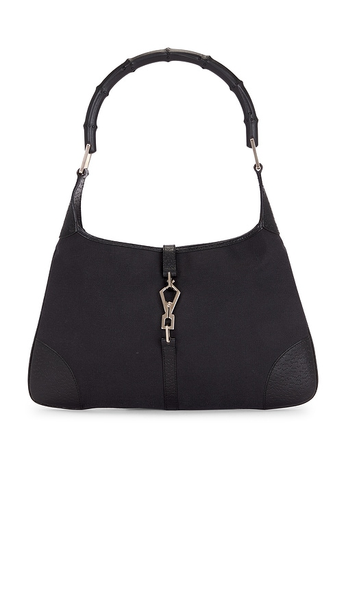 Fwrd Renew Gucci Jackie Kandinsky Hobo Bag In Black
