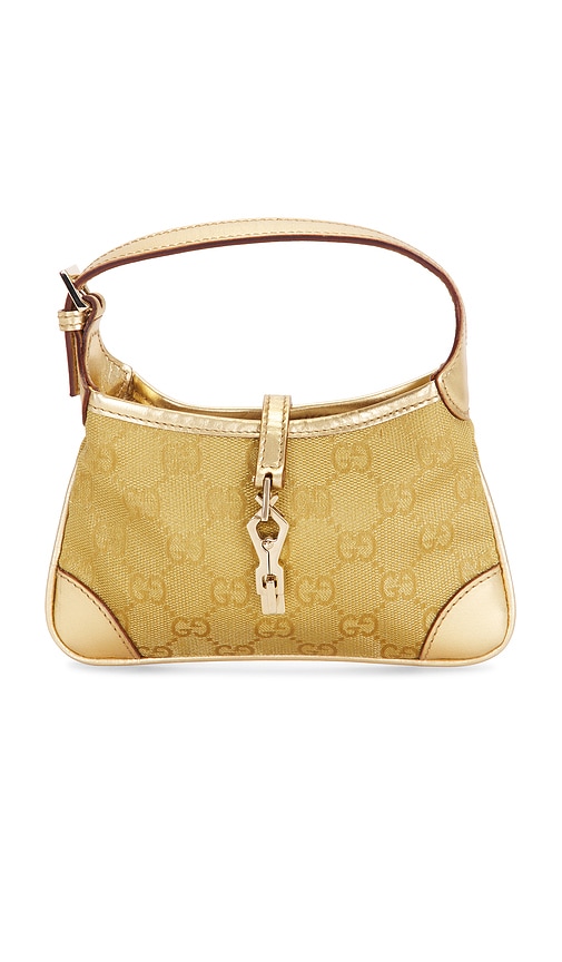 Fwrd Renew Gucci Mini Jackie Hobo Bag In Gold