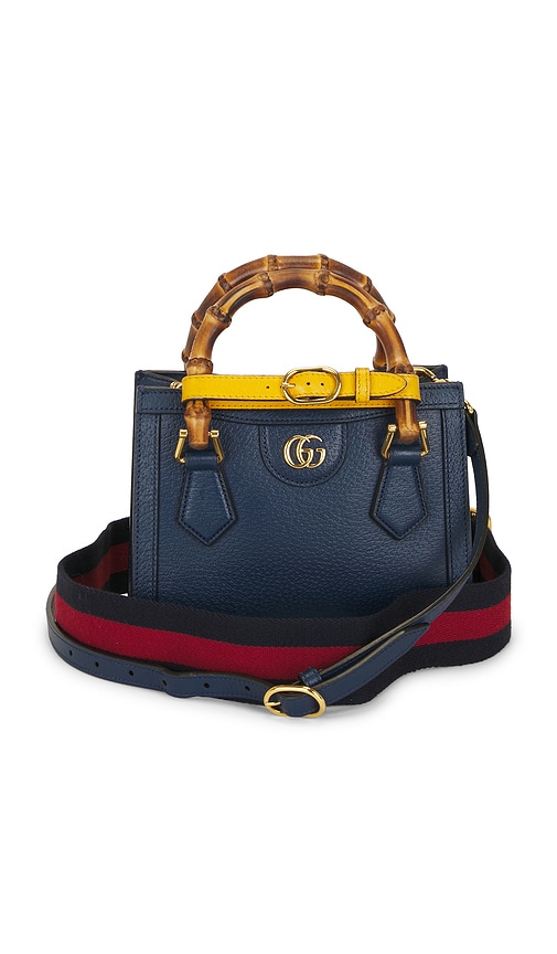 FWRD Renew Gucci Diana Handbag in Navy